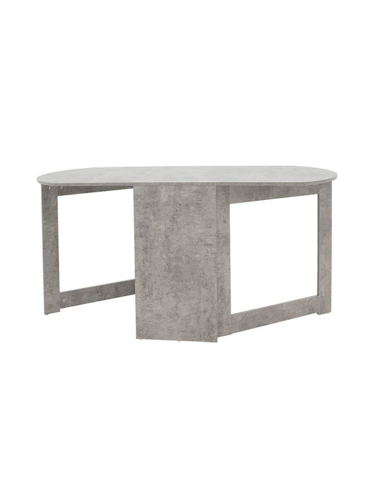 Nadine Tisch Speisesaal Ausziehbar Holz Antique Grey 160(+43)x80x76.5cm