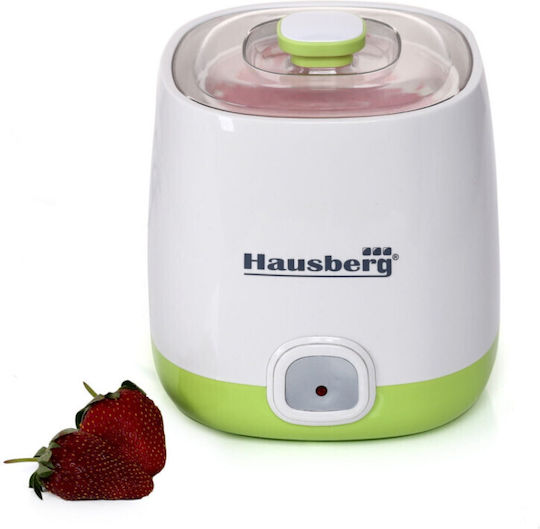 Hausberg HB-2190 Yogurt Maker with Container 1lt White 20W