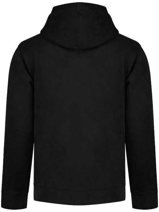 Replay Herren Sweatshirt mit Kapuze Schwarz