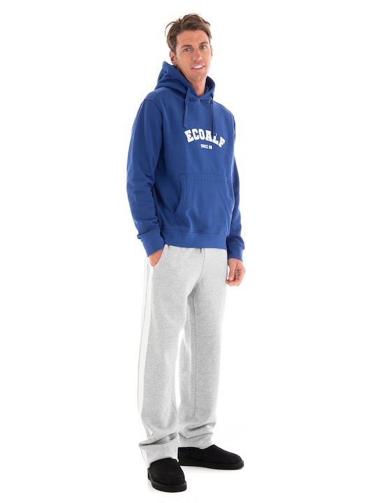 Ecoalf Men's Sweatshirt with Hood Blue