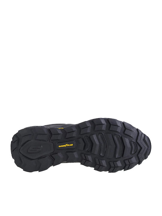 Skechers Ανδρικά Ορειβατικά Παπούτσια Μαύρα