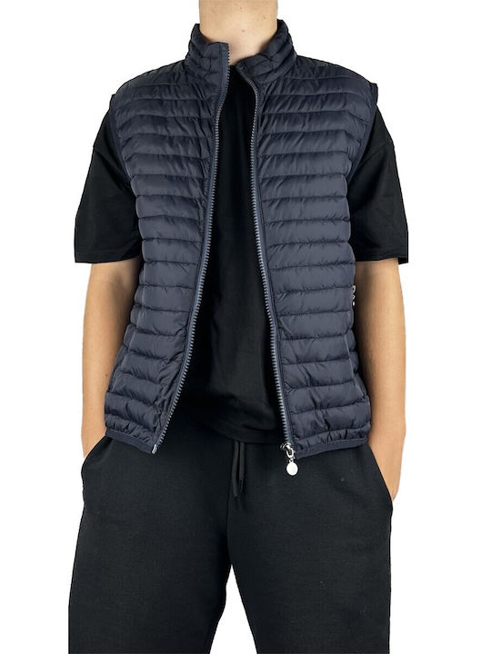 Mezzo Mezzo Men's Sleeveless Jacket Blue