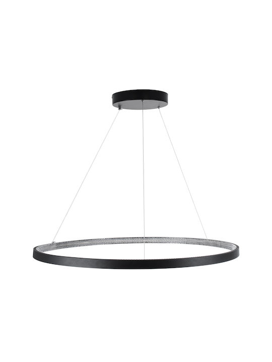 GloboStar Diamond Pendant Light Black 88x88cm
