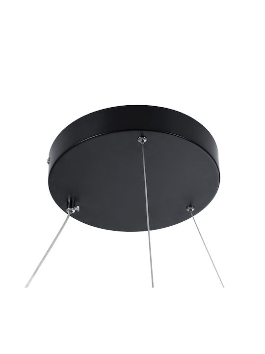 GloboStar Diamond Pendant Light Black 88x88cm