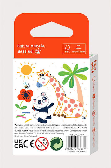 Haku Yoka Spiral Crayons Set 6 Colours