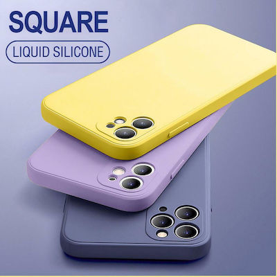 Bodycell Square Liquid Back Cover Σιλικόνης Light Blue (iPhone 13 Pro Max)