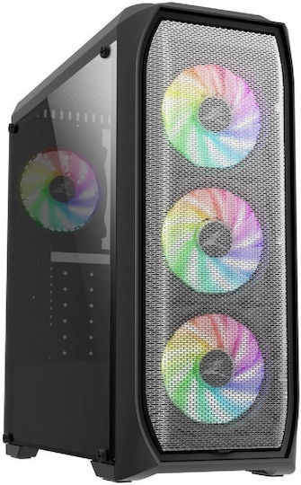 Zalman N5 MF Gaming Midi Tower Κουτί Υπολογιστή με Πλαϊνό Παράθυρο Μαύρο