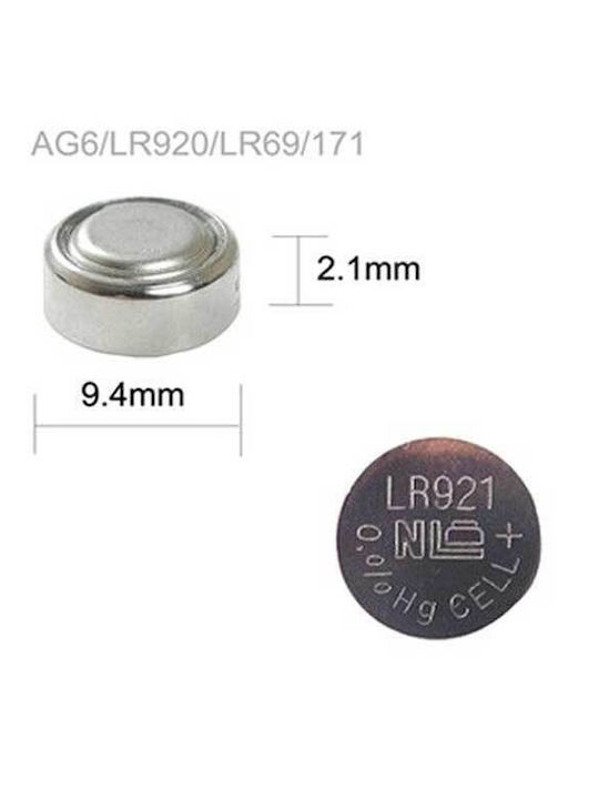 Pkcell Αλκαλικές Μπαταρίες Ρολογιών LR69 1.5V 10τμχ