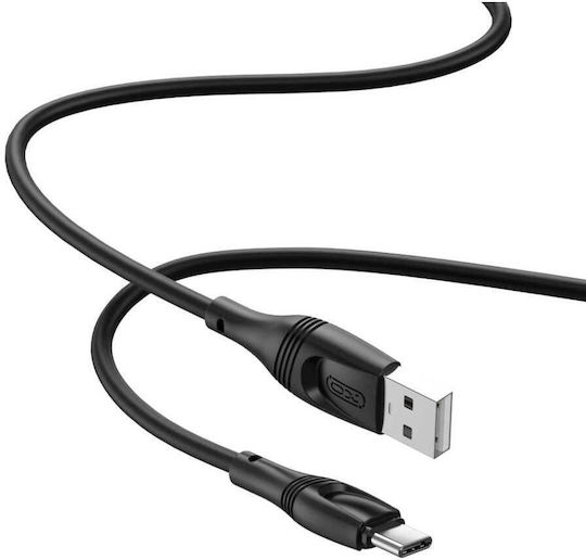 XO NB238 USB 2.0 Cable USB-C male - USB-A Μαύρο 3m 16.005.0242