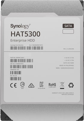 Synology HAT5300 4TB HDD Hard Drive 3.5" SATA III 7200rpm with 256MB Cache for NAS