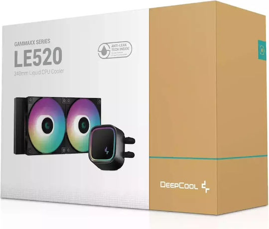 Deepcool LE520 Sistem De Răcire Cu Apă AIO CPU Cu 2 Ventilatoare De 120mm Și Iluminare ARGB