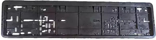 Kfz-Kennzeichenrahmen Kunststoff 53 x 13cm Schwarz 1Stück