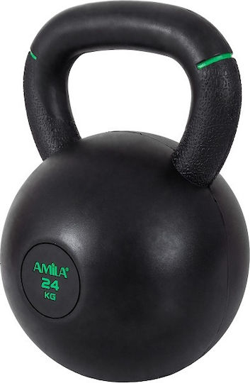 AMILA Kettlebell Rubber 8kg Black