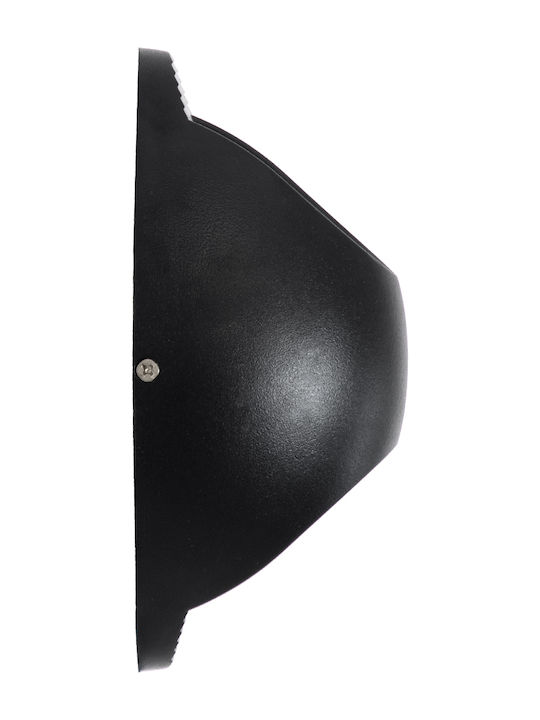GloboStar Jeremy Wandmontierte Außenbeleuchtung Deckenleuchte IP65 10W mit Warmweißem Licht Doppelstrahl 16x10x7cm