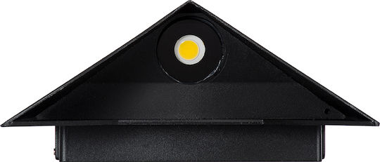 GloboStar Stealth Wall-Mounted Outdoor Ceiling Lamp LED IP65 10W with Natural White Light 17x7.5x17cm