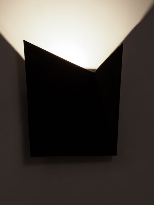 GloboStar Stealth Wall-Mounted Outdoor Ceiling Lamp LED IP65 10W with Natural White Light 17x7.5x17cm