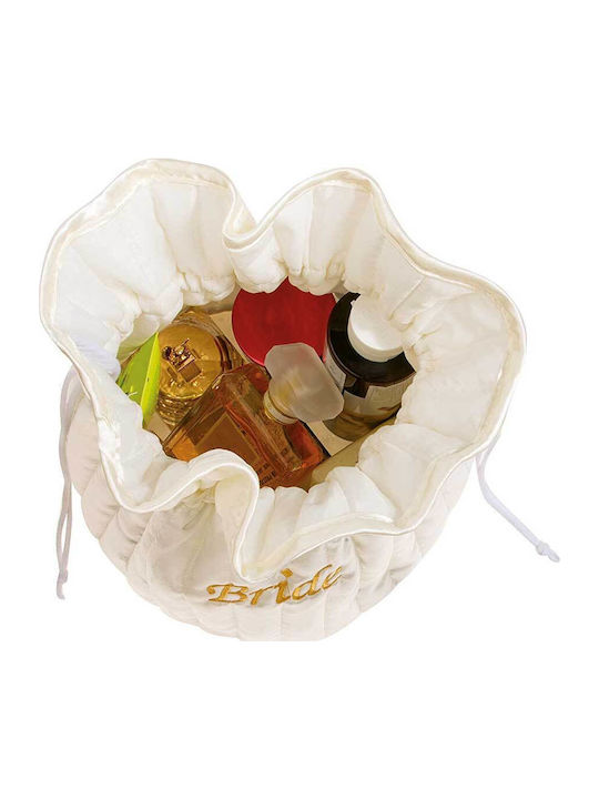 Toiletry Bag in Beige color 25cm