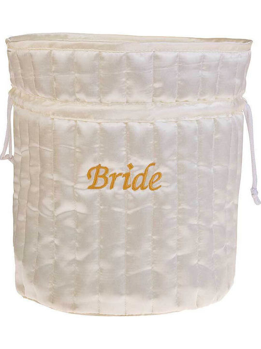Toiletry Bag in Beige color 25cm