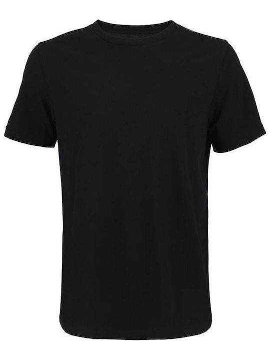 Sol's Ανδρικό Διαφημιστικό T-shirt Κοντομάνικο Deep Black