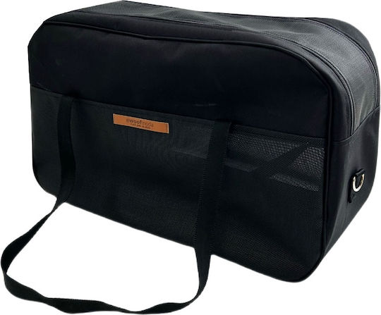 Woofmoda Sac Voyage Waterproof Dog/Cat Carrying Gray Shoulder Bag for 4kg Pets L43xW30xH18cm