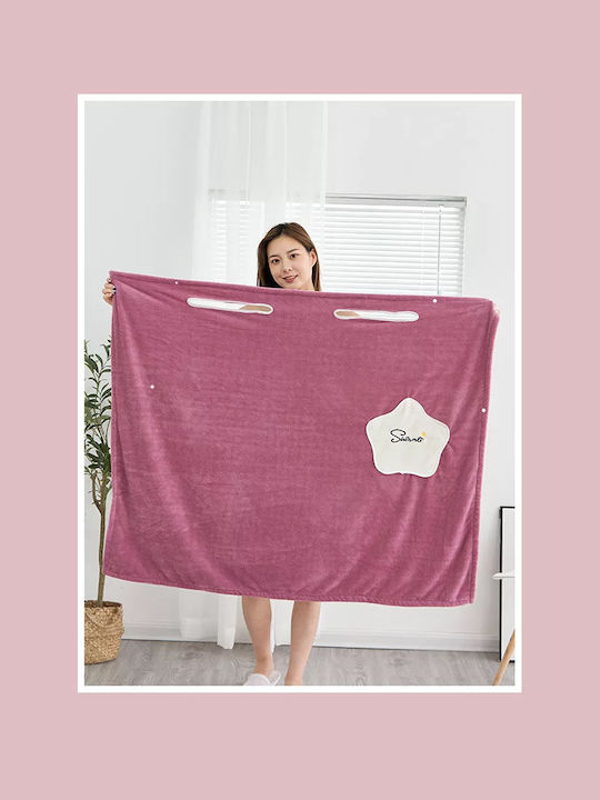 Roxxani Bath Towel 85x150cm. Purple