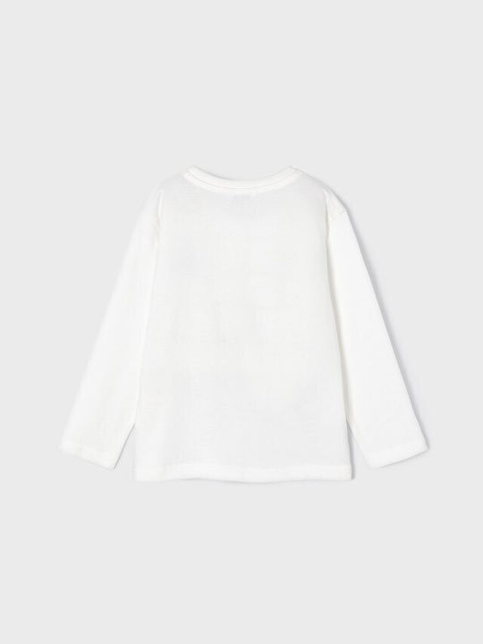 Mayoral Kids Blouse Long Sleeve White