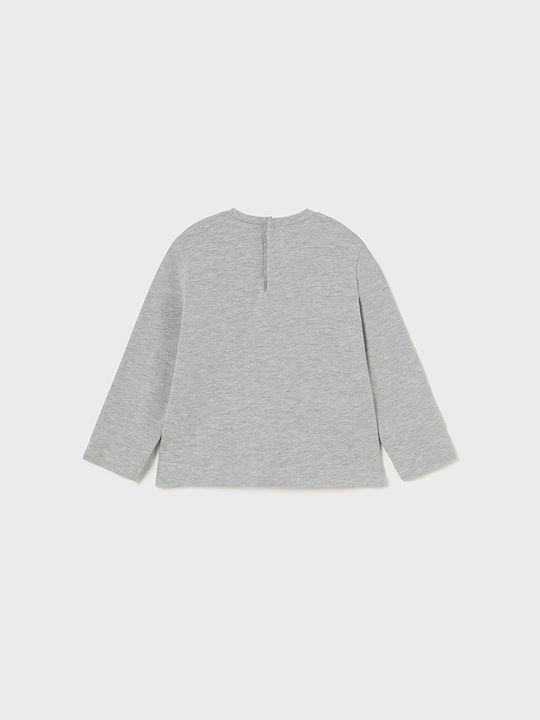 Mayoral Kids Blouse Long Sleeve Gray