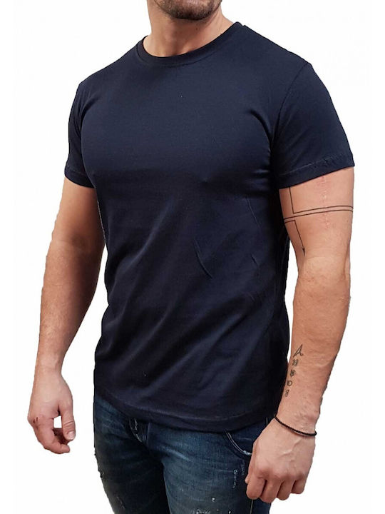 Marcus Men's Short Sleeve T-shirt Navy Blue