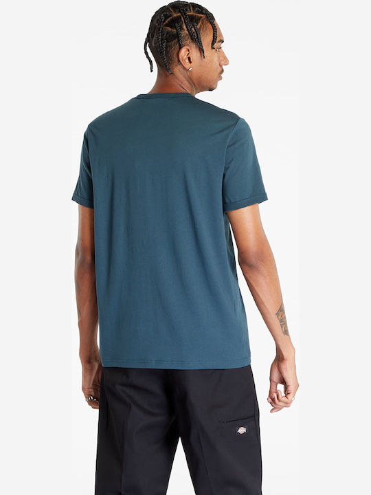 Ringer T-shirt Petrol Blue