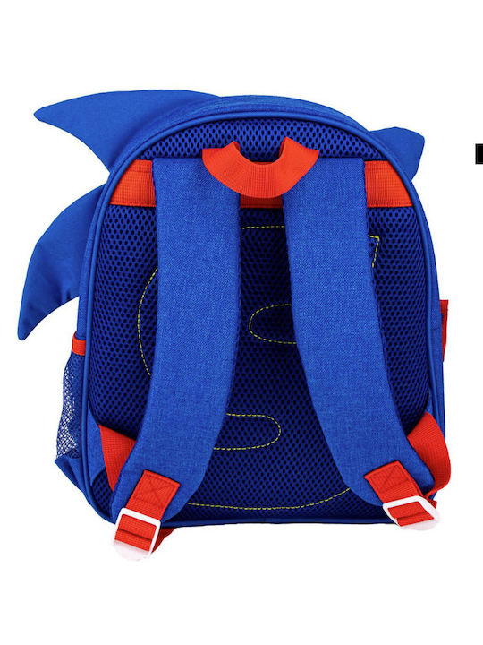 Cerda Sonic The Hedgehog School Bag Backpack Kindergarten in Blue color