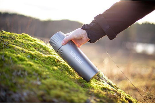 Primus Trailbreak Vacuum Bottle Bottle Thermos Stainless Steel 500ml Silver with Cap-Cup