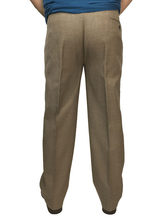 Tip Top Tailors Men's Trousers Beige