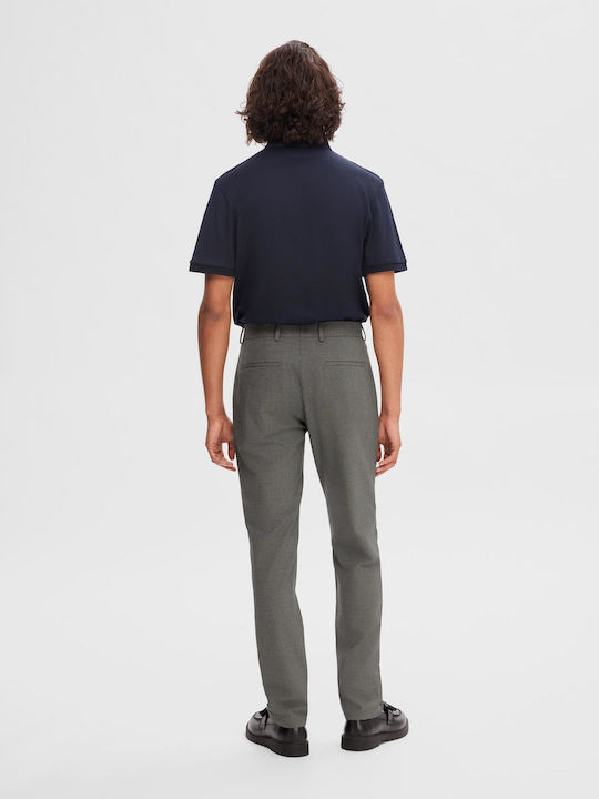 Selected Herrenhose Gray