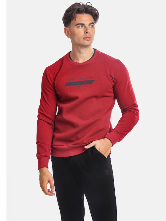 Paco & Co Herren Sweatshirt Rot