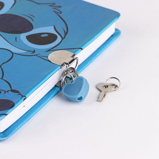Cerda Diary Box Stitch Тетрадка A5 с Ключалка Син