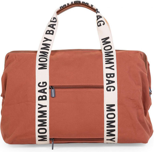Childhome Wickeltasche-Wickeltasche Schulter/Hand Terracotta 55x30x30cm.