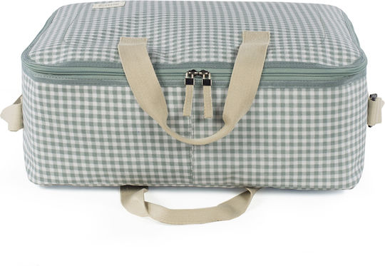 Walking Mum Maternity Shoulder Bag Handbag I Love Vichy Green 49x37x17cm