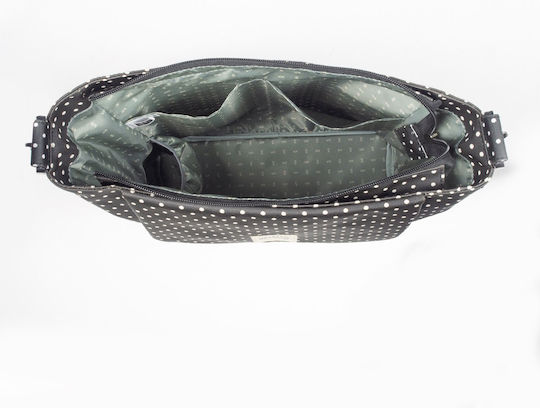 Walking Mum Walking Mum Shoulder Bag - Changing Pad Emily Black 41x12x34cm