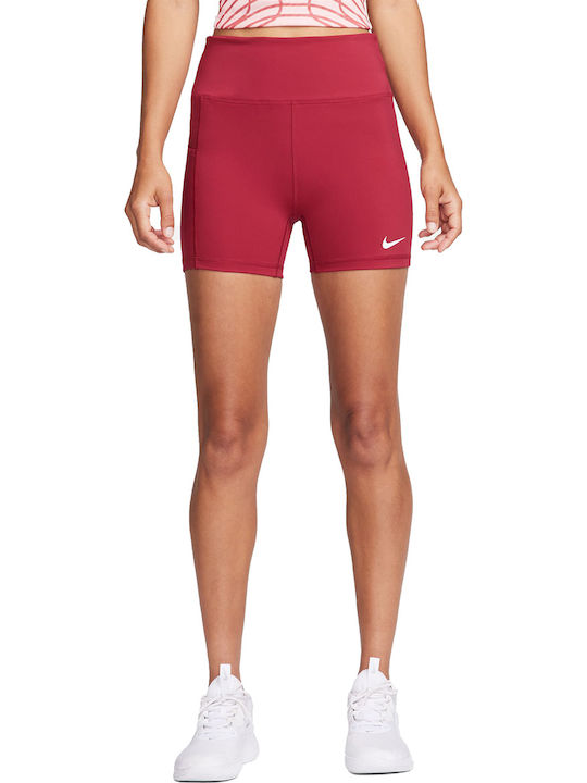 Advantage Women's Training Legging Shorts High Waisted Dri-Fit Red