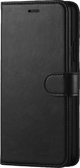Book Δερματίνης Μαύρο (Realme 7 Pro)