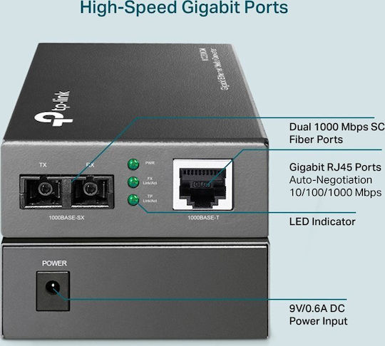 TP-LINK MC200CM v4 Medienkonverter 1Stück (MC200CM V4)