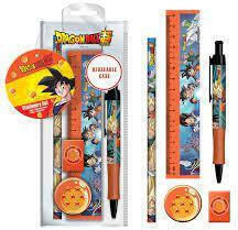 Pyramid International Dragonball Kids Stationery Set with Pencil, Sharpener, Eraser, Pen and Ruler