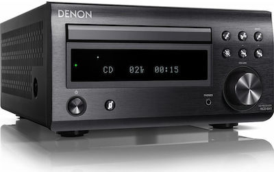 Denon Ηχοσύστημα RCDM41BKE2 60W με CD / Digitale Medien Player και Bluetooth Schwarz