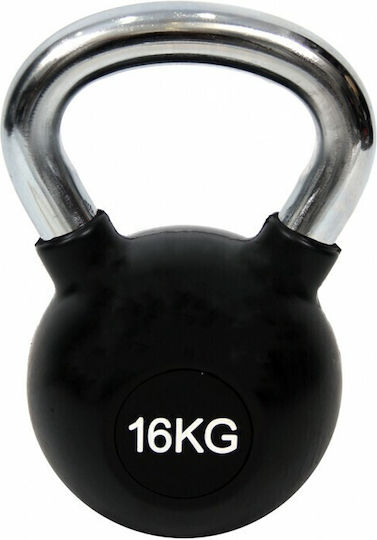 MDS Black Rubber Kettlebell 053A 16kg