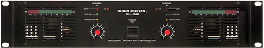 Audio Master SA-1500 Τελικός Ενισχυτής PA 2 Καναλιών 750W/4Ω 490W/8Ω με Σύστημα Ψύξης