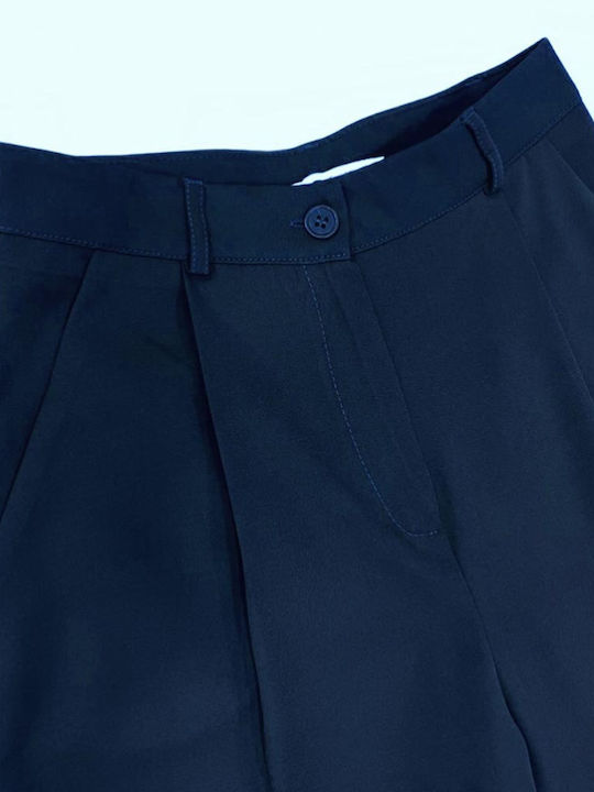 Women's Fabric Trousers Blue