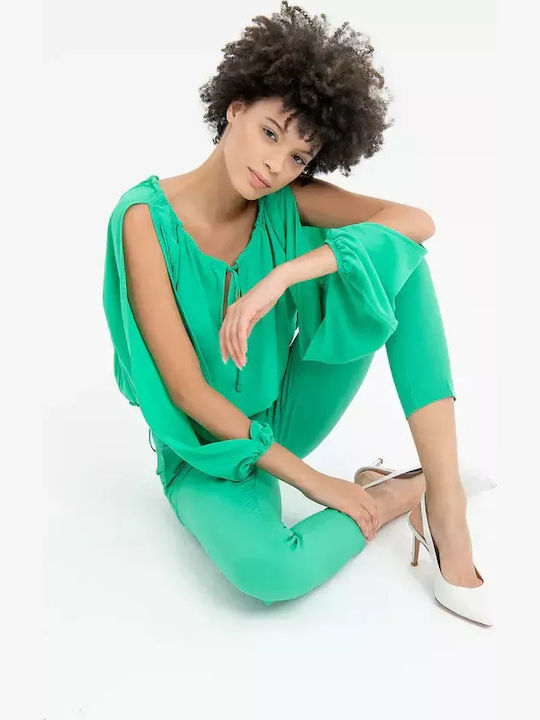 Femei Din material textil Pantaloni Verde