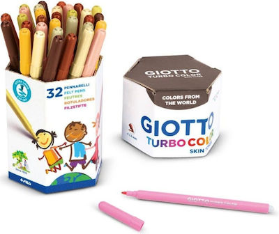 Giotto Turbo Color Markere de desen Subțiri Set 32 Culori