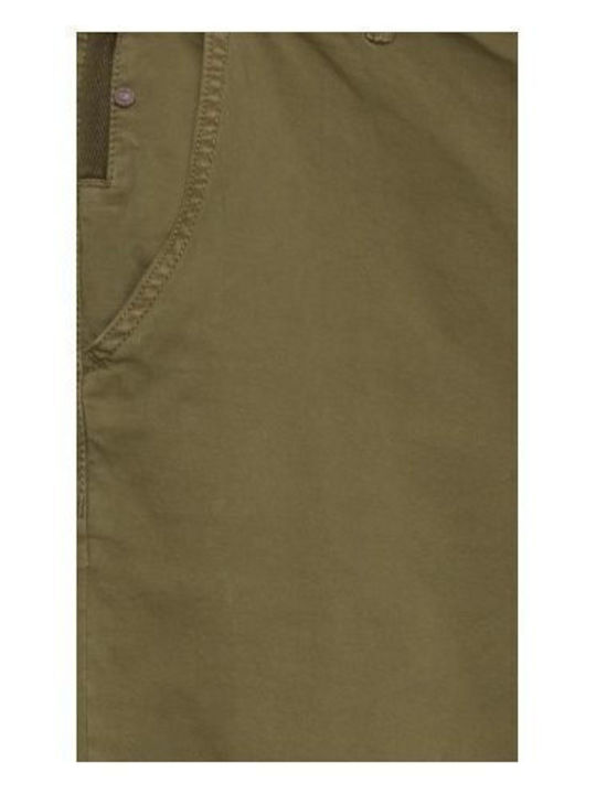 Trousers Chino Elastic Olive Green