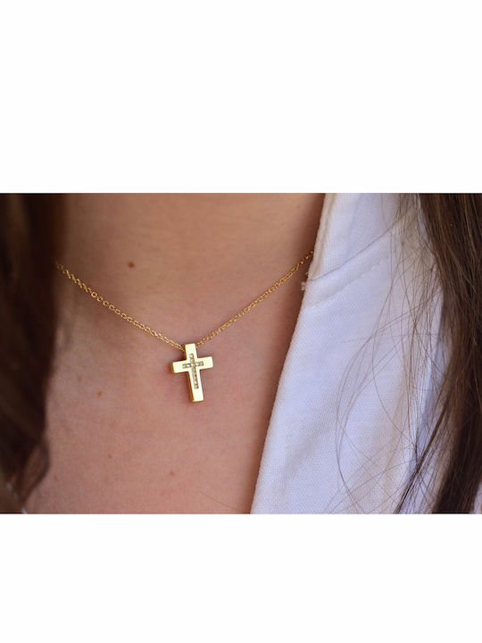 Ekan Gold Cross 14K with Chain